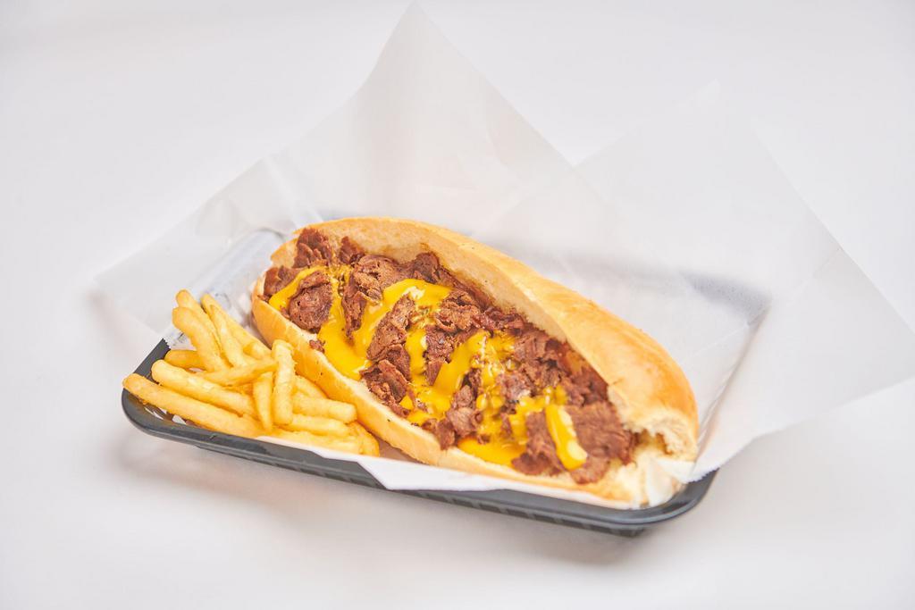 Small Rib-Eye Steak Sandwich · Choice of cheese. Add grilled onions at no charge. Add-ons for an extra charge.