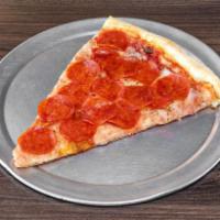 Kids Slice of Pizza Meal · Savory pie with a dough base topped with sauce and cheese.