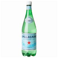San Pellegrino Sparkling Water · Bottle of sparkling water.