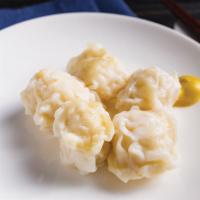 Shrimp Shumai · Steamed shrimp dumplings.