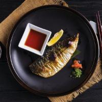 Grilled Saba · Grilled mackerel.