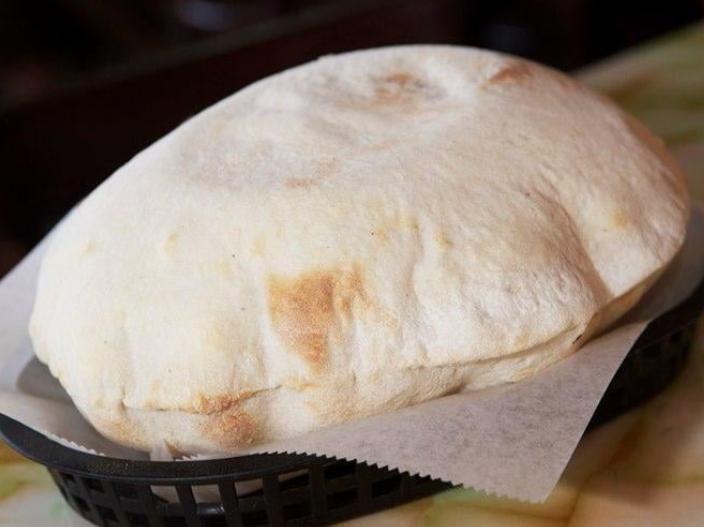 Pita Bread · Baked fresh to order.