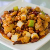 155. Kung Pao Chicken 宫保鸡丁 · Hot and spicy.