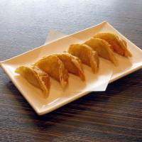 Gyoza日式煎餃 · Six pieces. Pan fried dumplings.