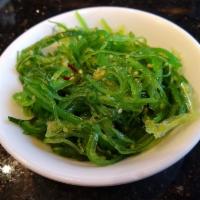 Seaweed Salad · Tasty seaweed with sesame oil and a hint of red pepper.