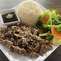 Teriyaki Beef with Rice · Com Bo Teriyaki