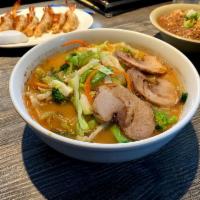 Veg Chasyu Soup Noodle · Savory soup with a poultry base. 