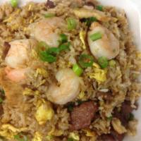 F2. Combo Special Fried Rice · Shrimp, chicken, beef and egg.