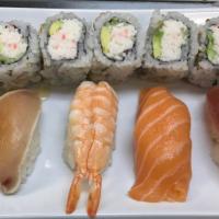 Sushi deluxe special  · California roll, 5 pcs sushi
