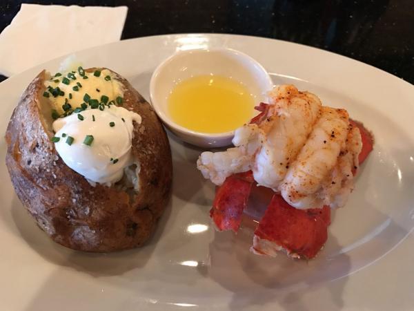 Lobster · Our 8oz. lobster tail steamed and served traditionally with butter and lemon.