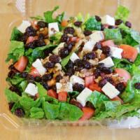 Greek Salad · Lettuce, tomatoes, cucumbers, Greek olives, onions and feta cheese.