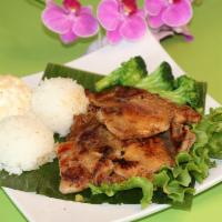 Hawaiian BBQ Chicken · Grill boneless and skinless chicken with special BBQ sauce.