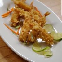 Tempura Shrimp · Battered and deep fried shrimp. Served with our house sauce.