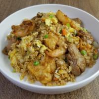 TRADITIONAL FRIED RICE · onion, egg, carrot, celery, scallion, house soy, calrose rice, white pepper.