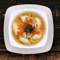 Chicken Noddle Soup / Rosół · Soup that is made with chicken, broth, noodles, and vegetables. 