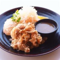 Pork Ginger · Sauteed pork and onion with ginger sauce contains sesame seed.