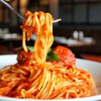 Spaghetti & Meatballs · Pomodoro sauce.