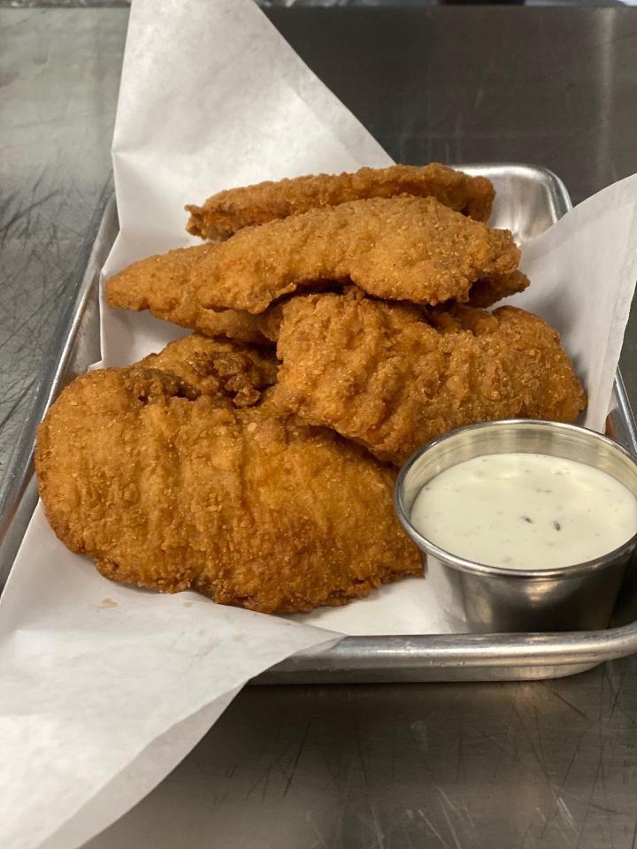 Chicken Tenders · served with BBQ or ranch