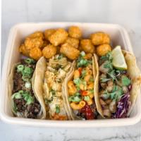 It's a Date  · Pick 4 tacos, includes tater tots
