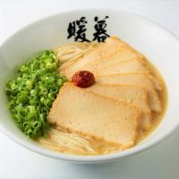 Vegan Classic Tofu-Men · Vegan Classic Ramen with extra 4 slices, total 6 slices of homemade marinated tofu.