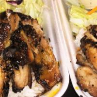 #1 Chicken Teriyaki · Chicken Teriyaki, Rice, Salad