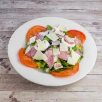 Italian Chef Salad · provolone, salami, tomatoes, black olives, ham over lettuce