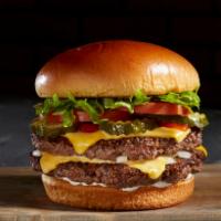 Manhattan Burger (like a Super Cheese Burger) · Made with FRESH Angus Beef, Lettuce, Tomato, Onion, Pickles, Mayo, Ketchup, Cheese and serve...