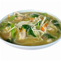 Thukpa · Soup base noodle with mixed vegetable/choice of meat