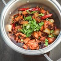   Spicy Chicken Special Pot 麻辣雞大煲（一食) · Our signature dish hong kong style chicken pot. with Sichuan spices. Please note that this i...