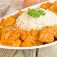 40. Lamb Korma  · Cubes of lamb cooked in almonds, and cashew nut sauce.