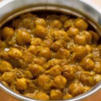 55. Channa Masala · Chick-peas sauteed with traditional northern Indian spices.