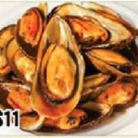 S11. Mussels in Black Bean Sauce · 