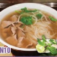N10. Pho with Round Eye Steak · Vietnamese noodle soup.