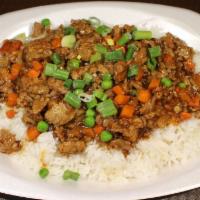 R3. Minced Beef on Rice · 