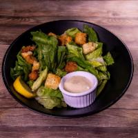 Hail Ceasar · Staying true to the tradition: crisp romaine, fresh parmesan, homemade croutons, and ceasar ...
