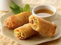 Egg Roll  · Shredded cabbage, carrot, onion, vermicelli, and chicken wrapped with crispy rice skin. Serv...