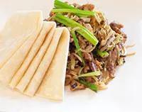 Moo Shu  · Cabbage, eggs, shitake mushrooms, scallions, and bean sprouts stir fried in hoisin sauce. Se...
