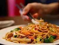 Lo Mein Noodles  · Lo mein noodles are stir-fried with scallion, carrots and broccoli in a special brown sauce.
