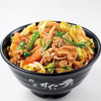 5. Pirikaradon · Spicy pork&vegetable bowl.
ABLE to change to vegetarian(no pork)
