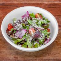 SIDE SALAD · Mixed Greens, Radish, Cherry Tomato, Red Onion & Cotija Cheese w/ Herb Vinaigrette