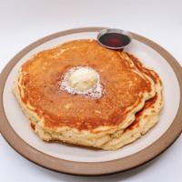 OUR FAMOUS FLAPJACKS · Served w/ Butter & Maple Syrup