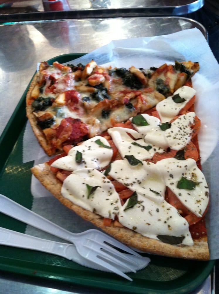 Pizza Caprese · Sliced fresh mozzarella cheese, sliced tomato, fresh basil