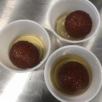 Gulab Jamun · 2 pieces. Yummy balls of sweet dough deep-fried and then soaked in rose scented syrup.