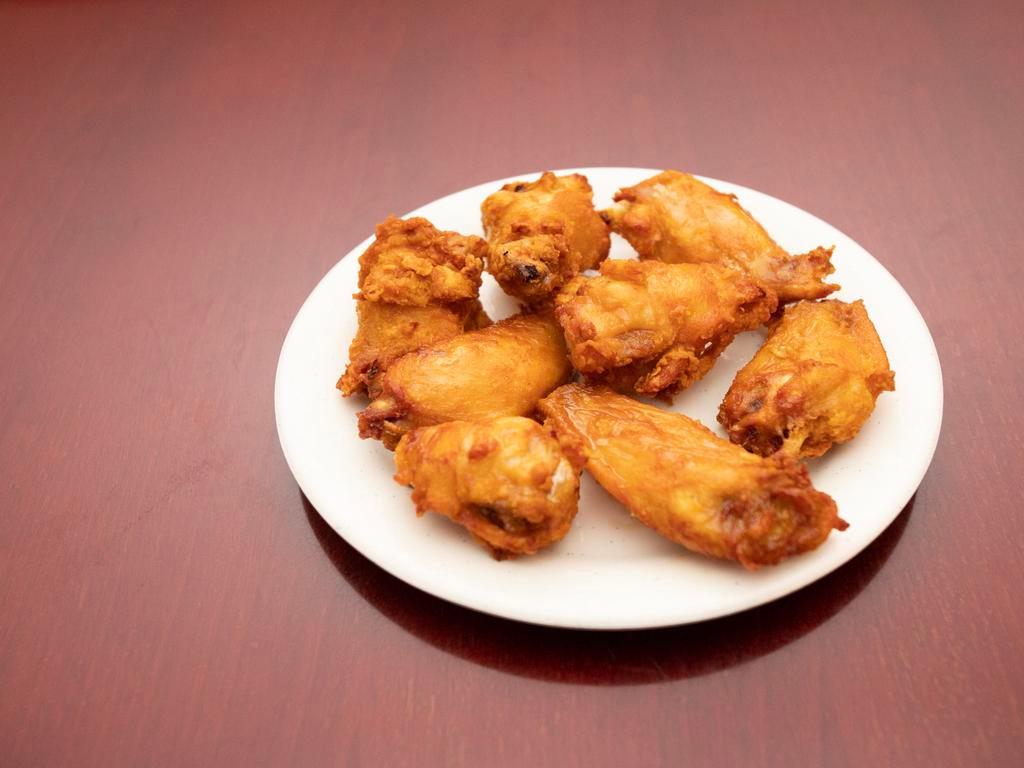 8. Eight Pieces Fried Chicken Wings · Cooked wing of a chicken coated in sauce or seasoning.