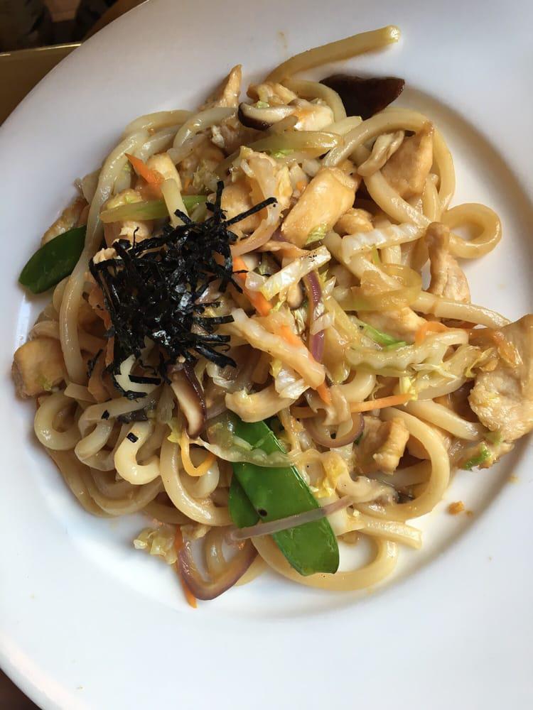 Chicken Noodle · Your choice of noodles. Served with miso soup or green salad.