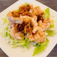 L7. Tom Xao Hot Dieu · Honey glazed walnut shrimp. Honey walnut shrimp mayo.