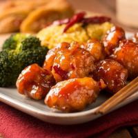🌶️ General Tso's chicken 左宗鸡 · Deep-fried chicken w. Sweet & Spicy Sauce