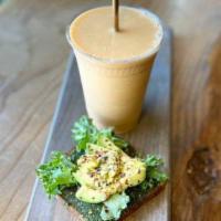  - Smoothie + Toast Combo · One superfood smoothie and one slice of our signature toast offerings.

To hold or substitut...