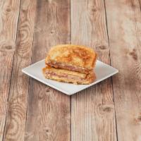 Ol Standby Sandwich · Grilled cheese and ham.