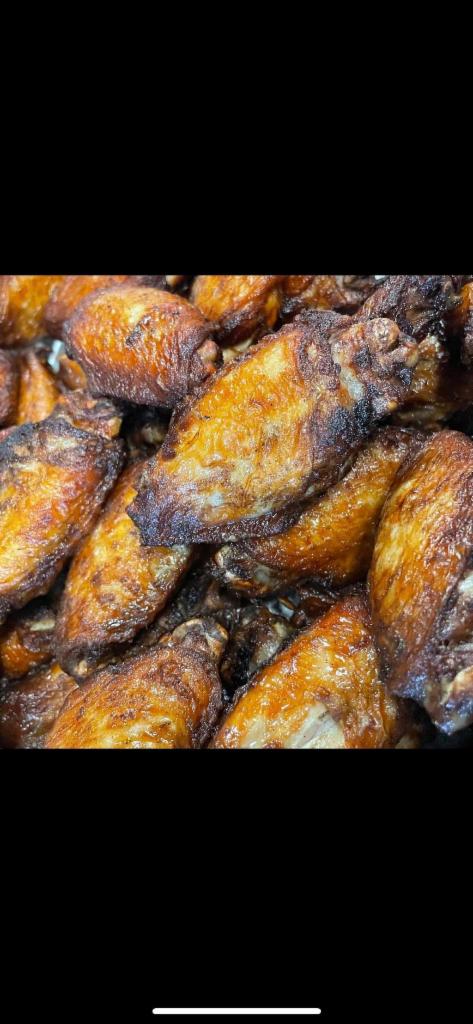 6. Chicken Wings · Cooked wing of a chicken coated in sauce or seasoning.